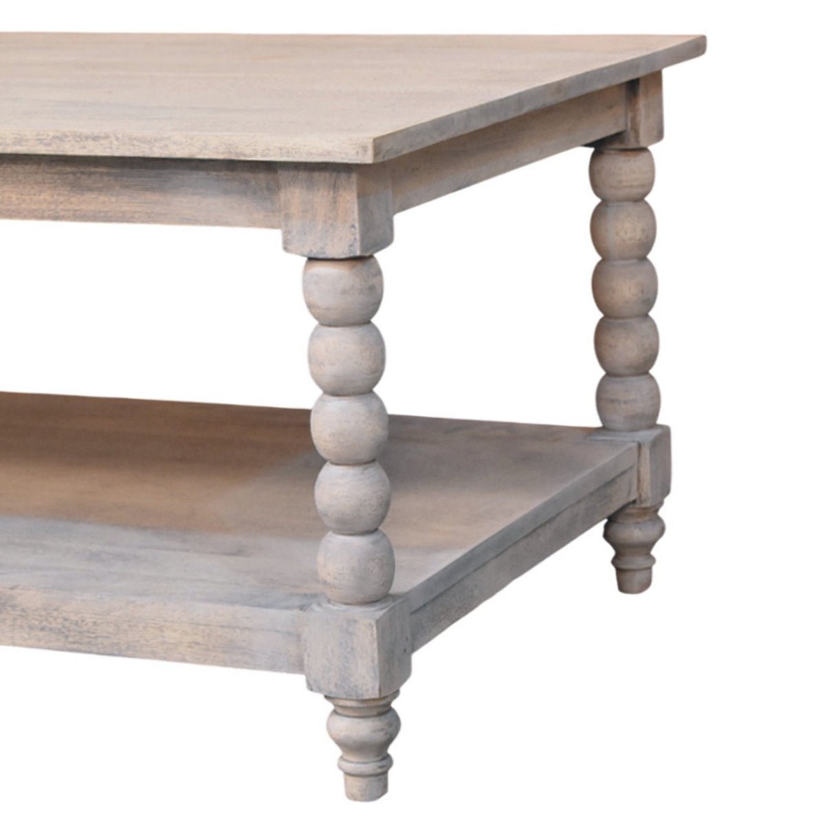 CALABASAS 43" BROWN SOLID WOOD SOLID COFFEE TABLE WITH DRAWER - Varnish & Vibe