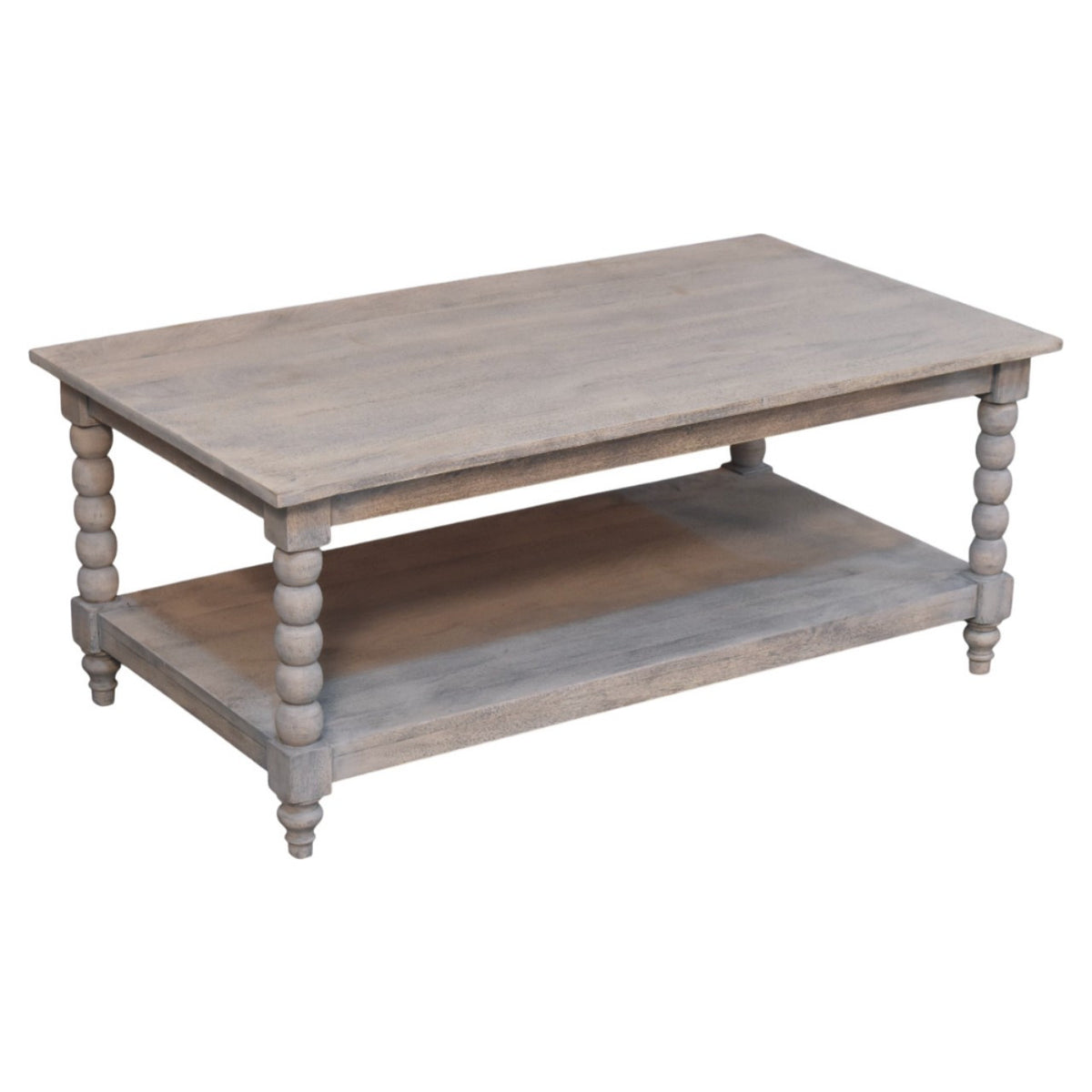 CALABASAS 43" BROWN SOLID WOOD SOLID COFFEE TABLE WITH DRAWER - Varnish & Vibe