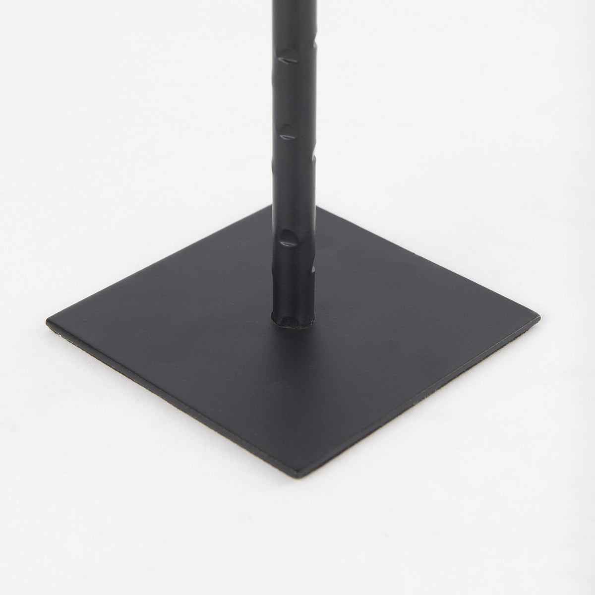 PALISADES 12" BLACK METAL FLOOR TAPER CANDLESTICK - Varnish & Vibe