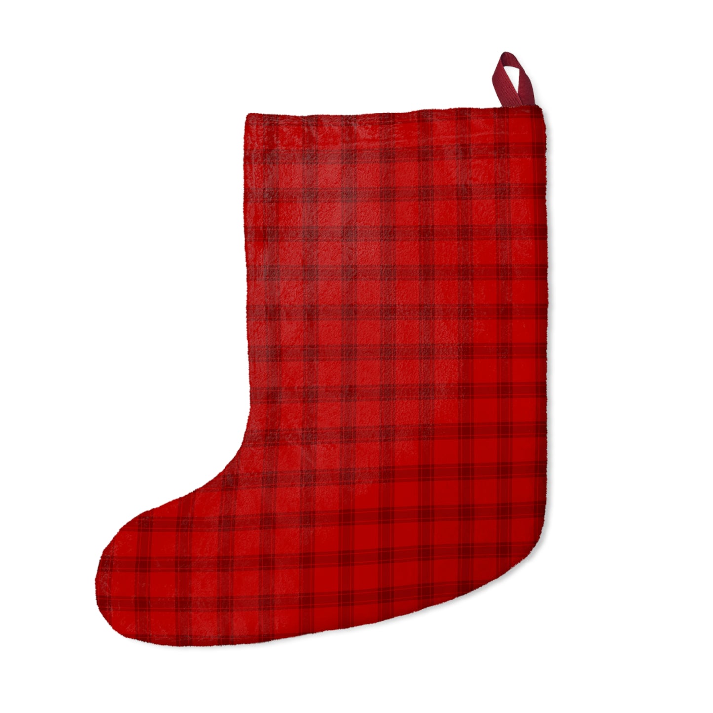 Red Tartan Christmas Stockings