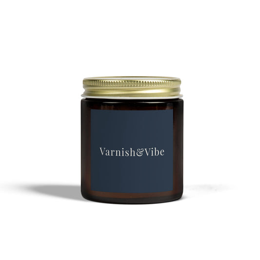 VARNISH & VIBE 4oz/9oz COCONUT APRICOT WAX SCENTED CANDLE