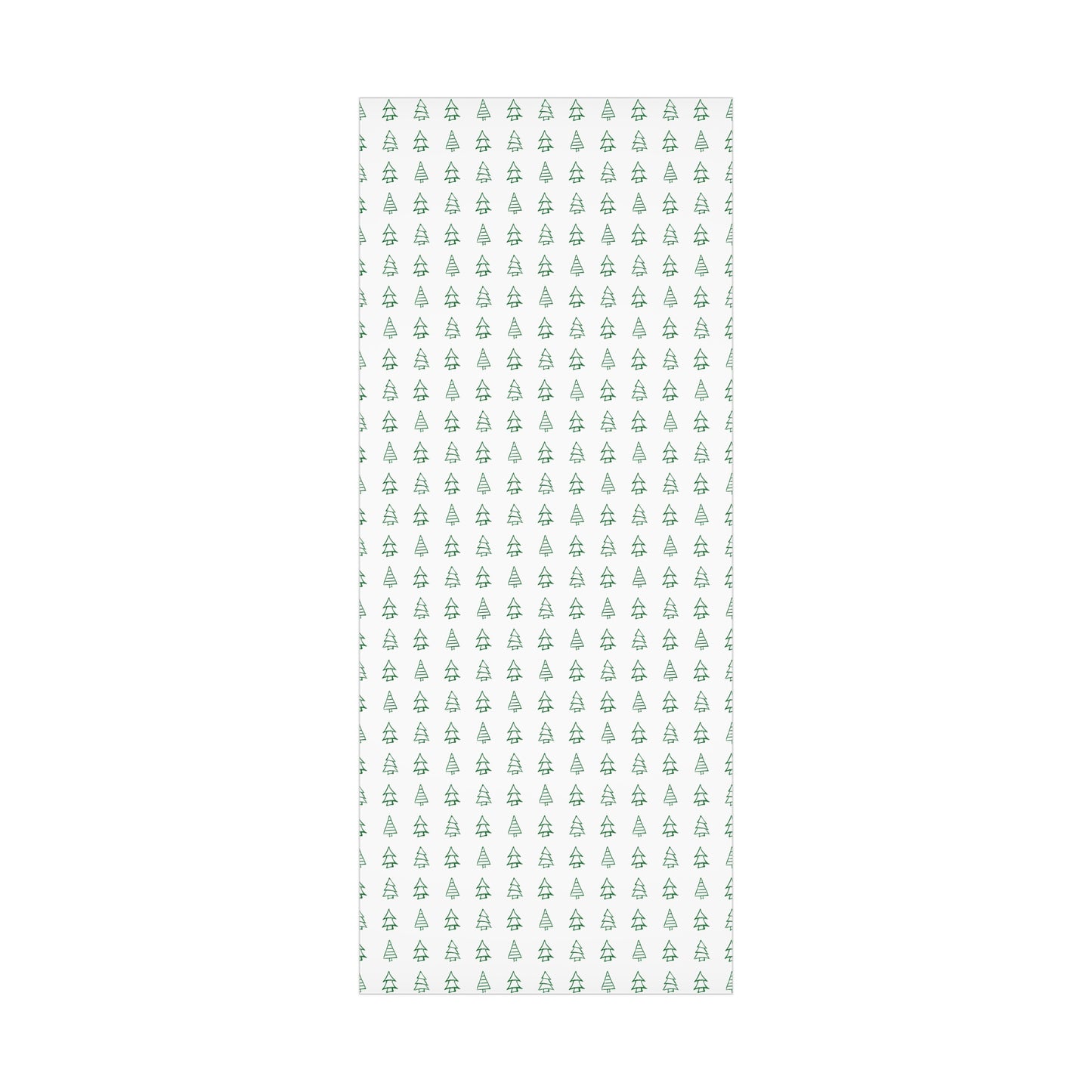 White Green Christmas Trees Gift Wrapping Papers - Varnish & Vibe