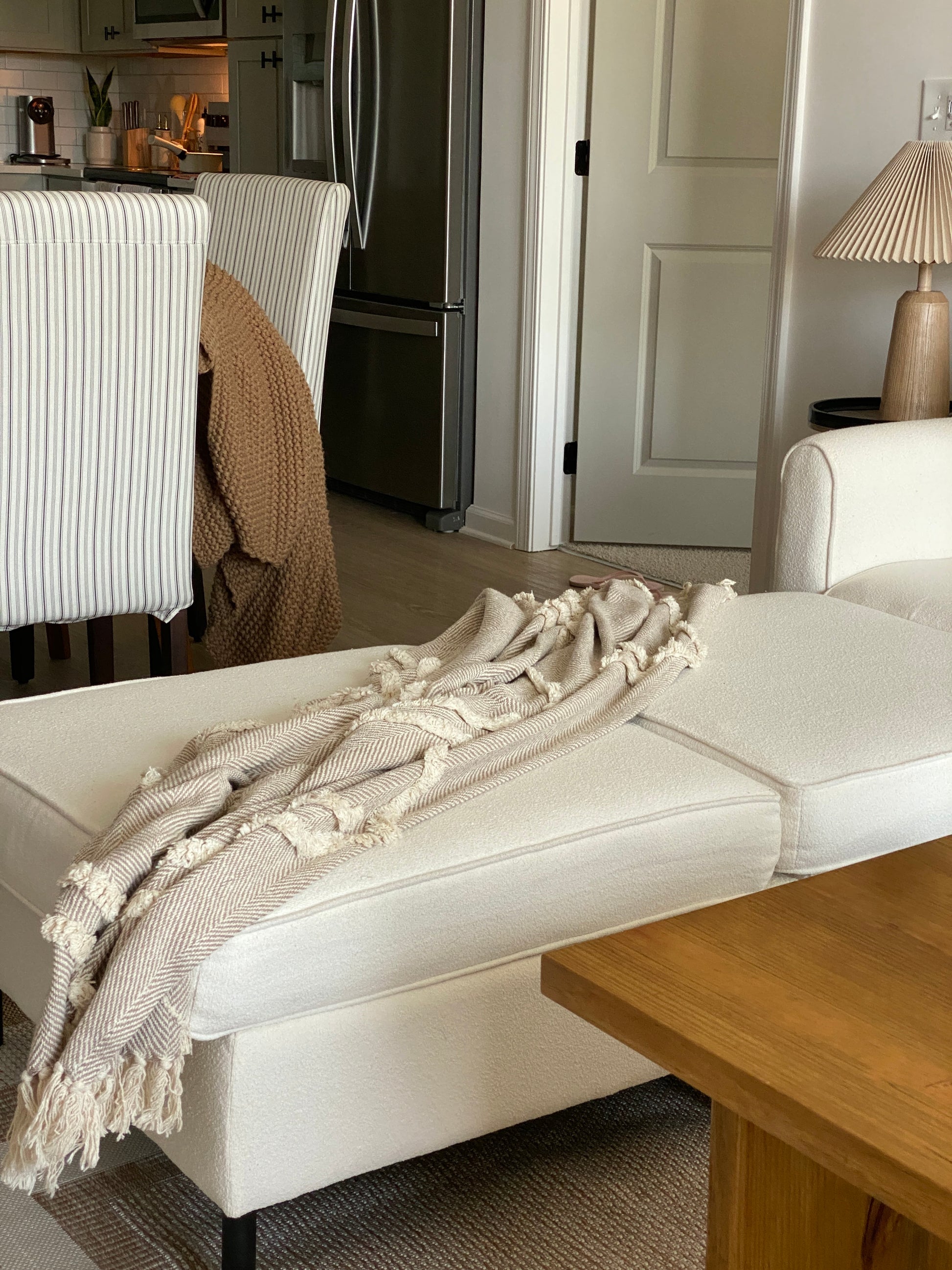 Hermosa Herringbone Throw Blanket