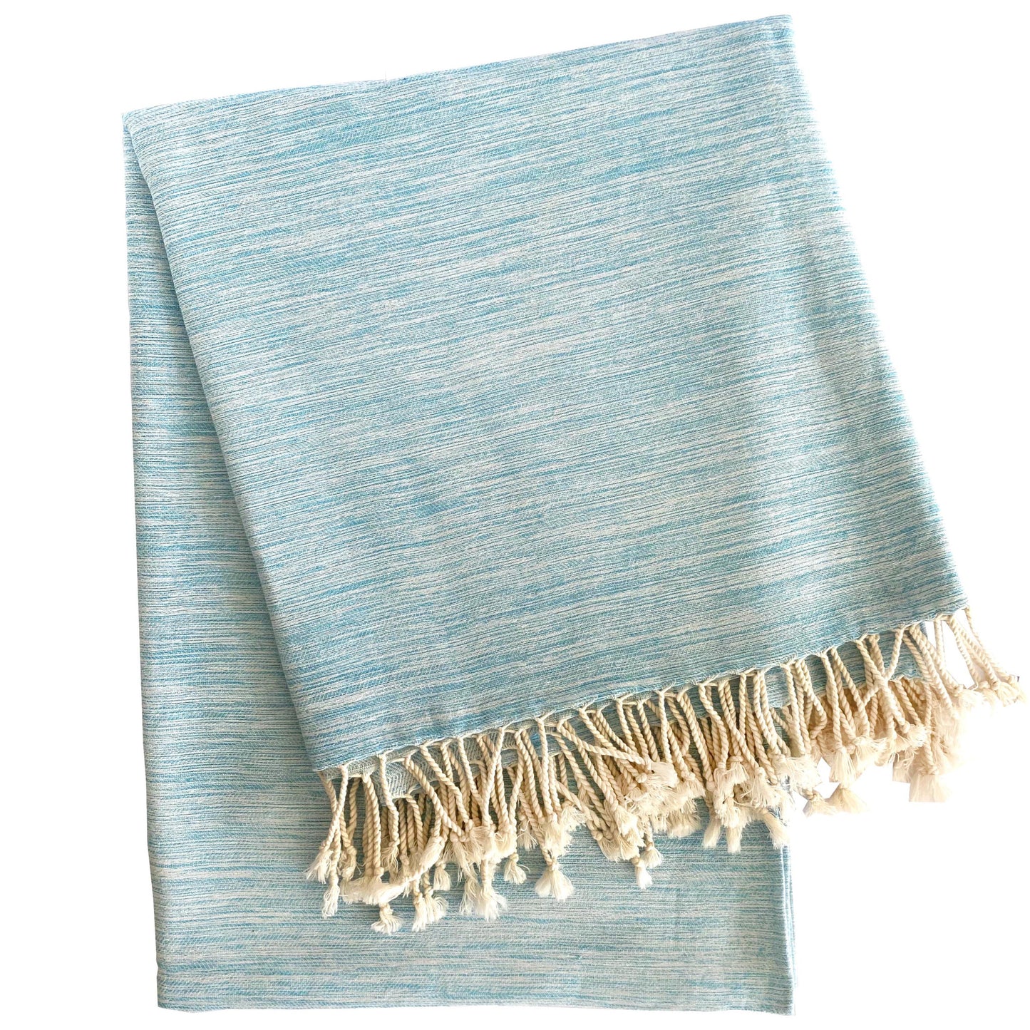 OCEAN TURQUOISE THROW BLANKET