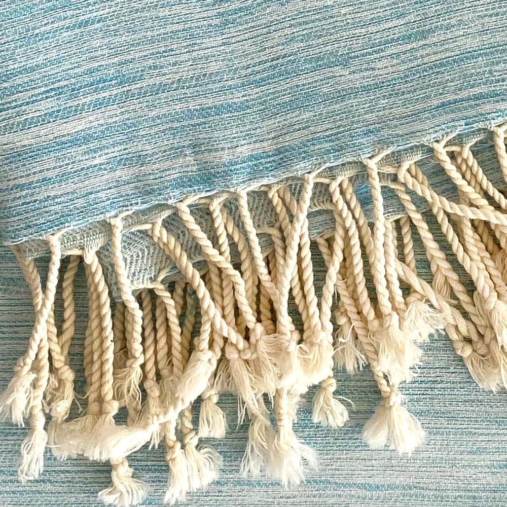 OCEAN TURQUOISE THROW BLANKET