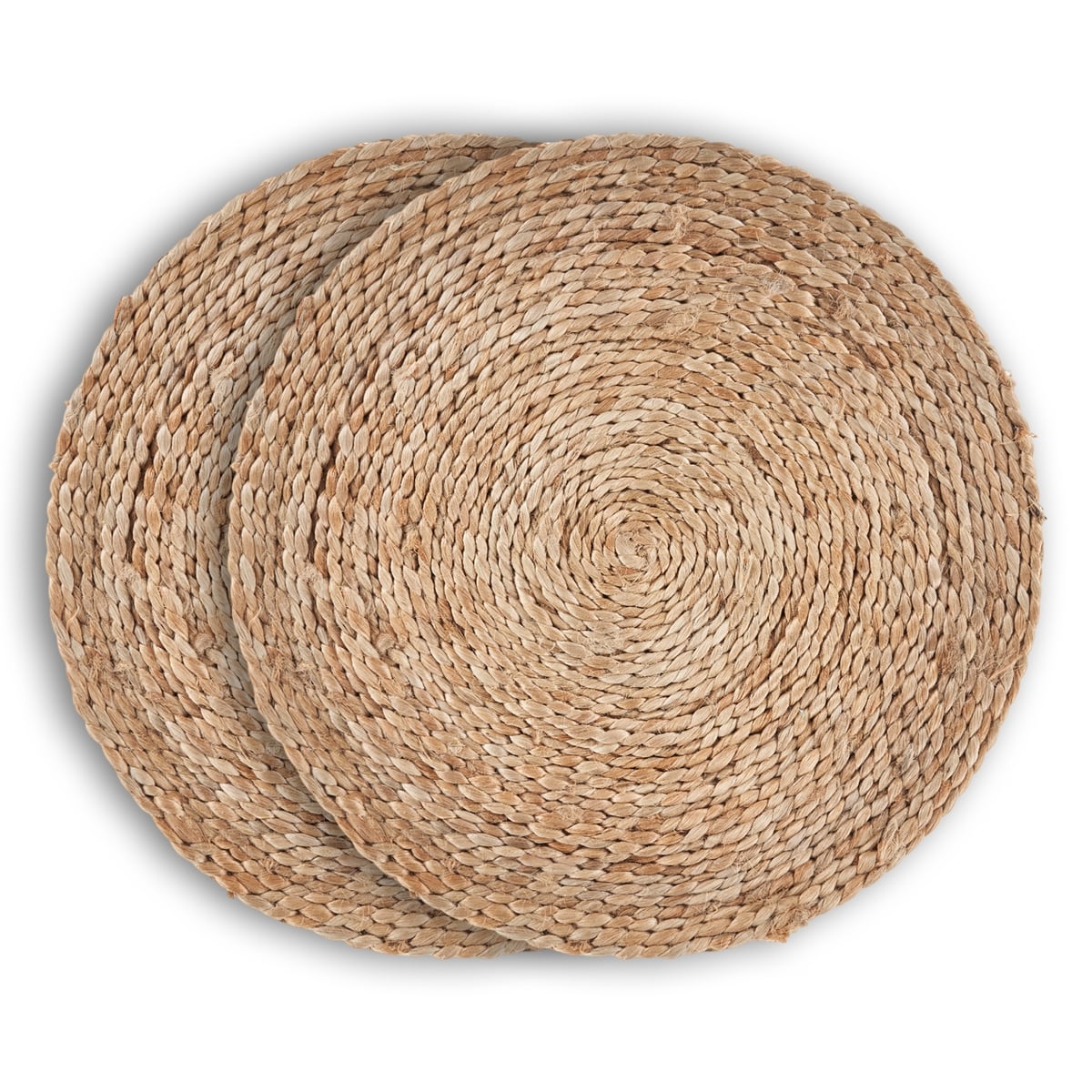 OCEAN SET OF TWO ROUNDED JUTE PLACEMATS - Varnish & Vibe