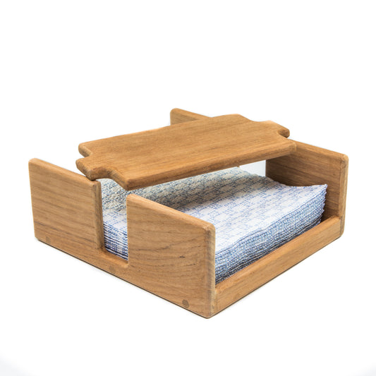 OCEAN WOOD NAPKIN HOLDER
