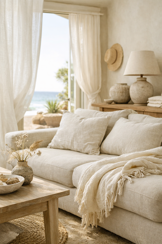 Texture That Breathes: How Linen & Cotton Create a Calmer Summer Home