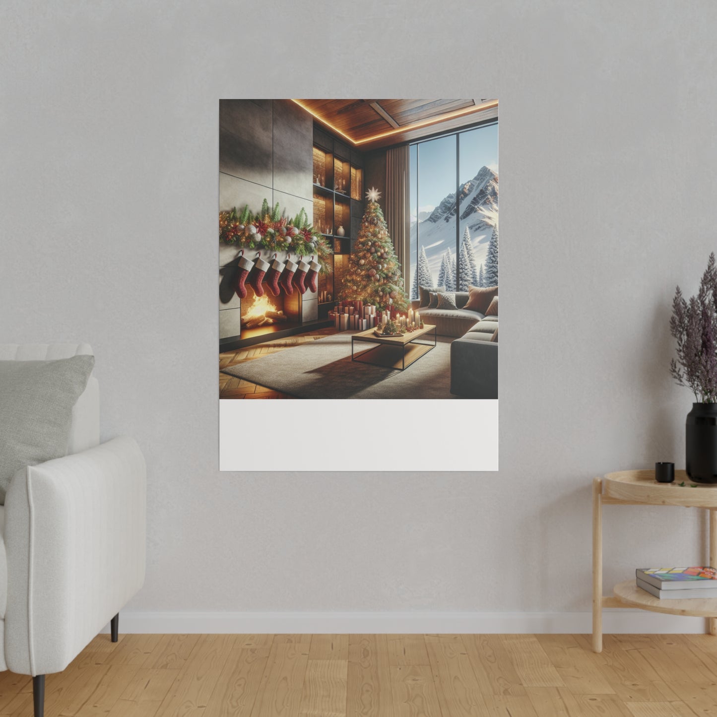 Christmas Matte Canvas, Stretched, 0.75"