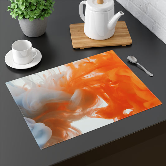 Spiced Orange Abstract Fall Accent Placemat