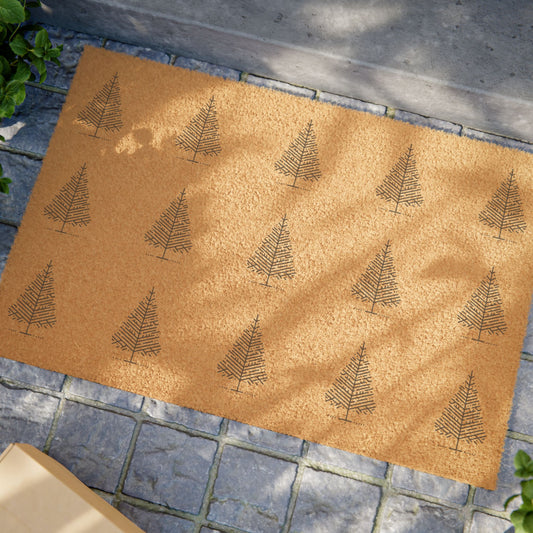 Christmas Trees Doormat - Varnish & Vibe