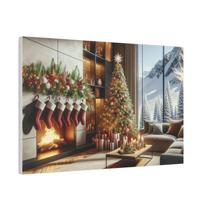 Christmas Matte Canvas, Stretched, 0.75"