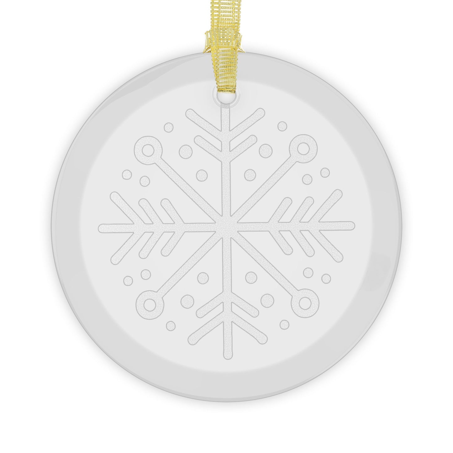 Snowflake Glass Ornaments - Varnish & Vibe