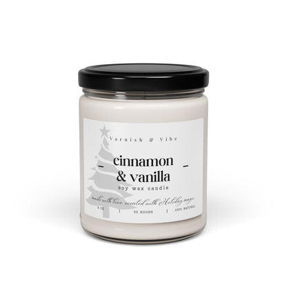 Christmas Vegan Natural Soy Candle, 9oz