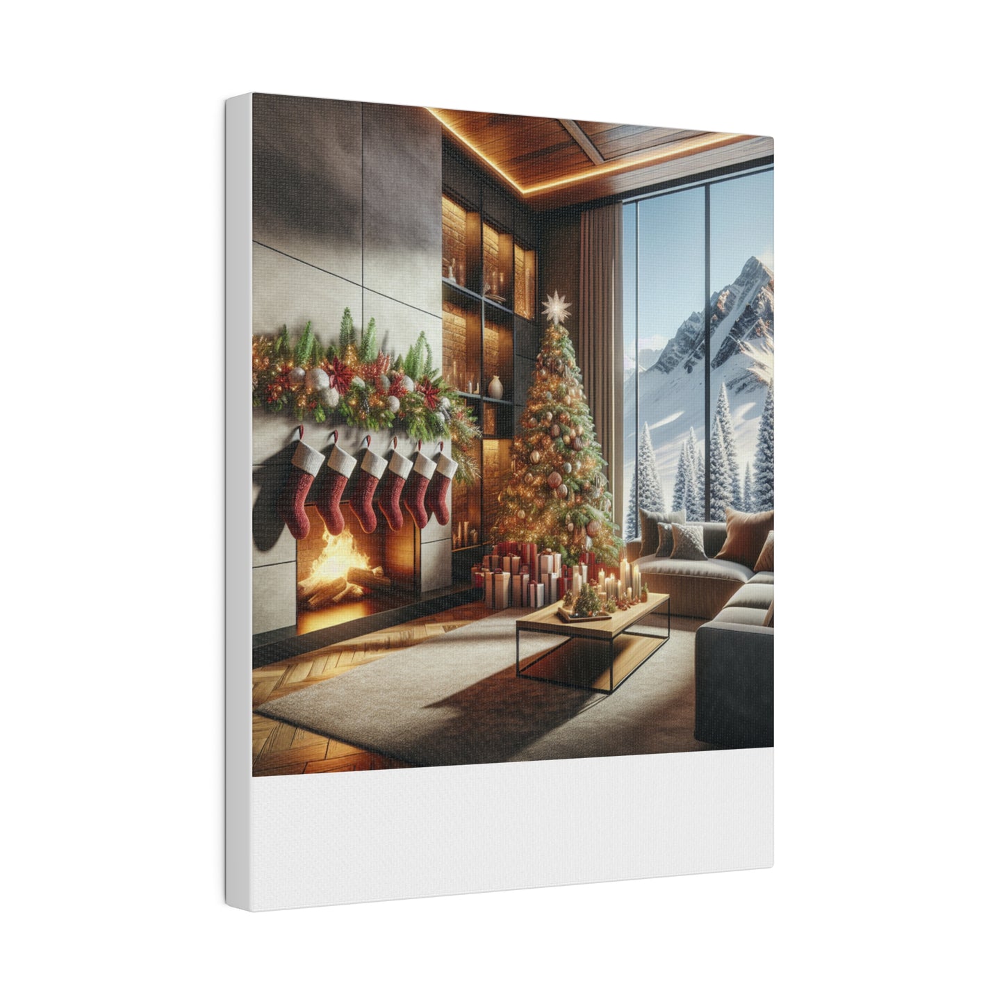 Christmas Matte Canvas, Stretched, 0.75"