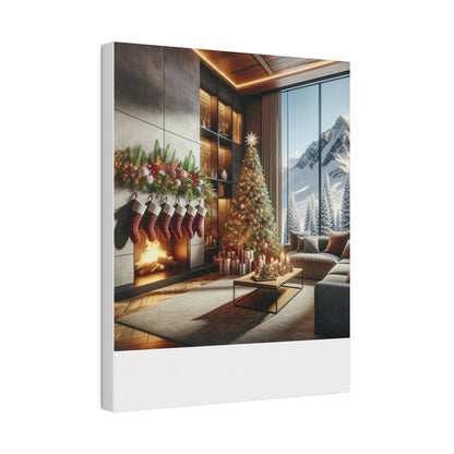 Christmas Matte Canvas, Stretched, 0.75"