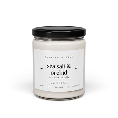 Varnish & Vibe Vegan Natural Soy Candle, 9oz