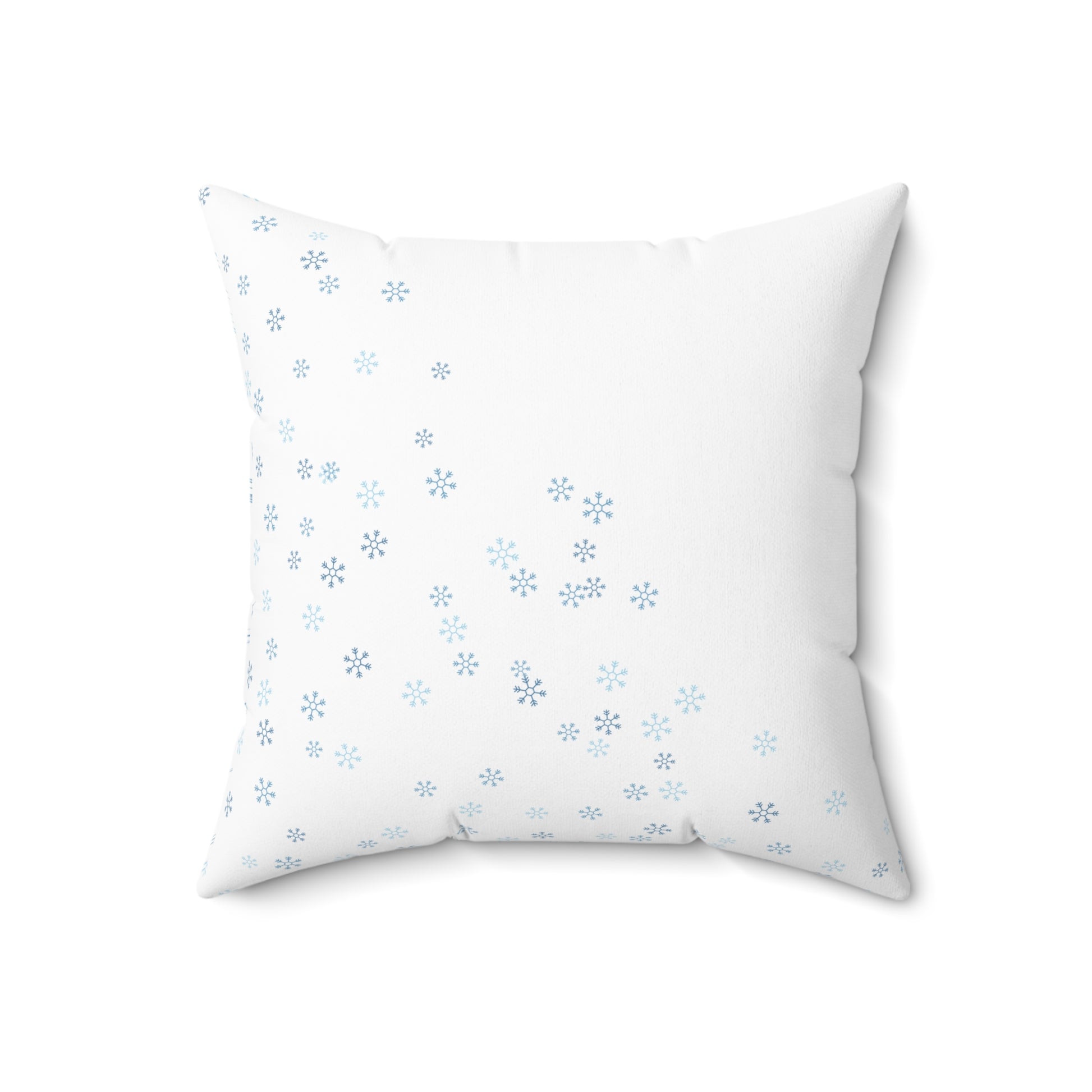Reindeer Snowflakes Winter Spun Polyester Square Pillow - Varnish & Vibe