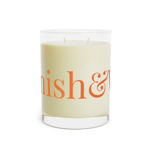 Scented Candle - Full Glass, 11oz - Varnish & Vibe