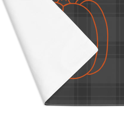 Pumpkin on Plaid Halloween Edition Placemat