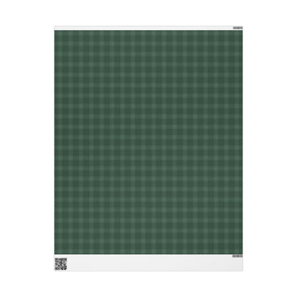 Green Tartan Wrapping Papers - Varnish & Vibe