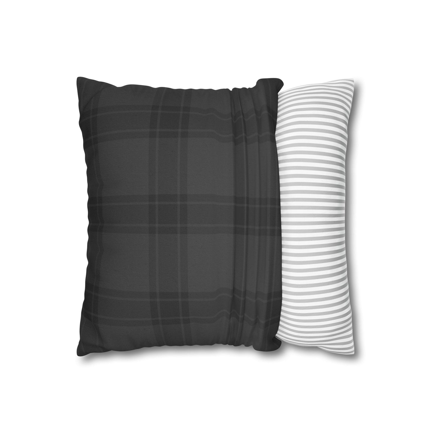 Pumpkin on Plaid Halloween Edition Autumn Pillowcase