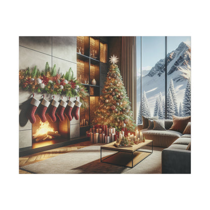 Christmas Matte Canvas, Stretched, 0.75"