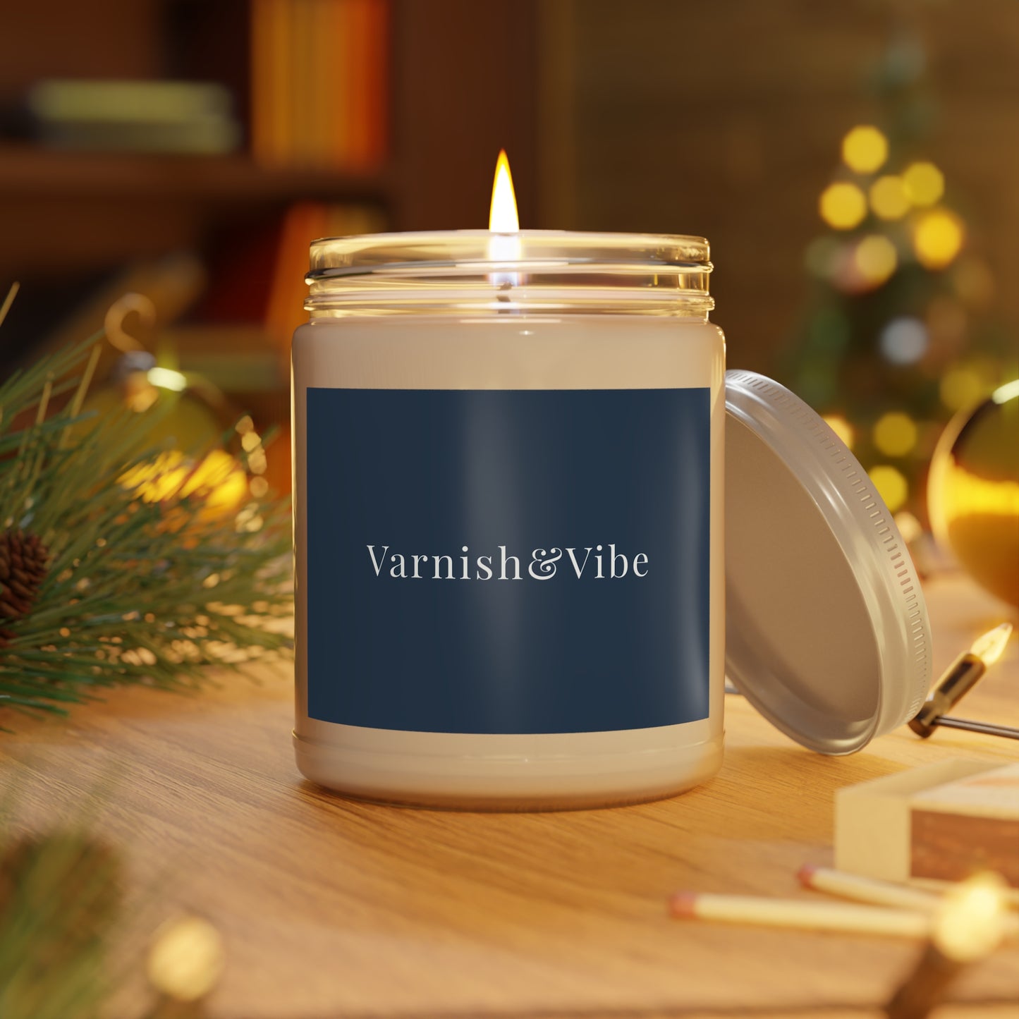 Scented Candle, 9oz - Varnish & Vibe