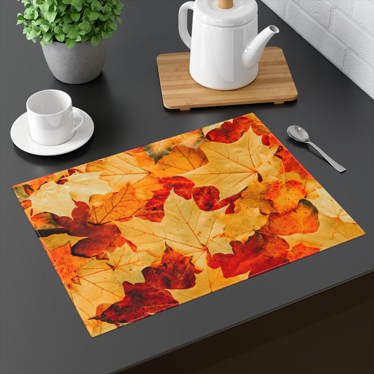 Vibrant Autumn Leaves Fall Foliage Placemat