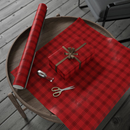 Red Tartan Wrapping Papers - Varnish & Vibe