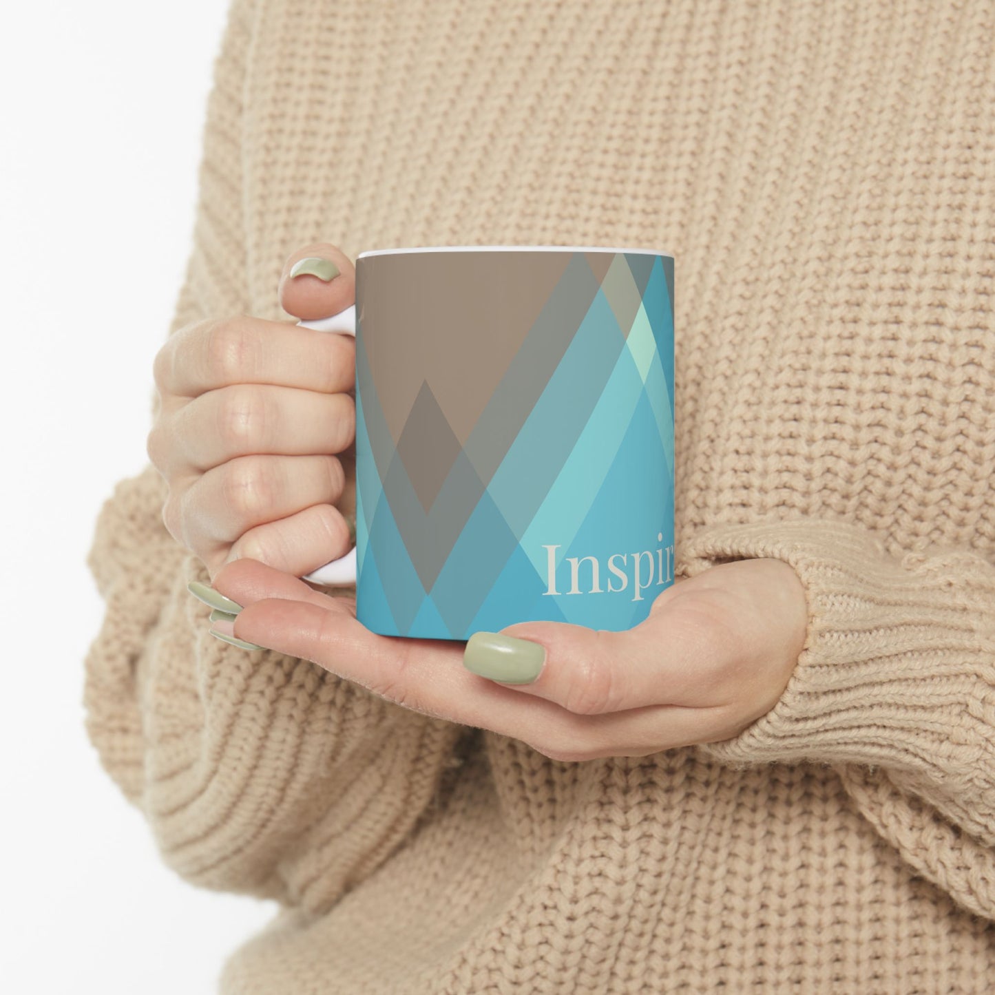 Inspiration Ceramic Coffee Mug - Motivational Design (11oz, 15oz)
