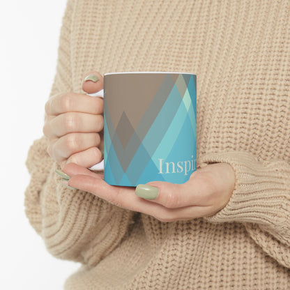 Inspiration Ceramic Coffee Mug - Motivational Design (11oz, 15oz)