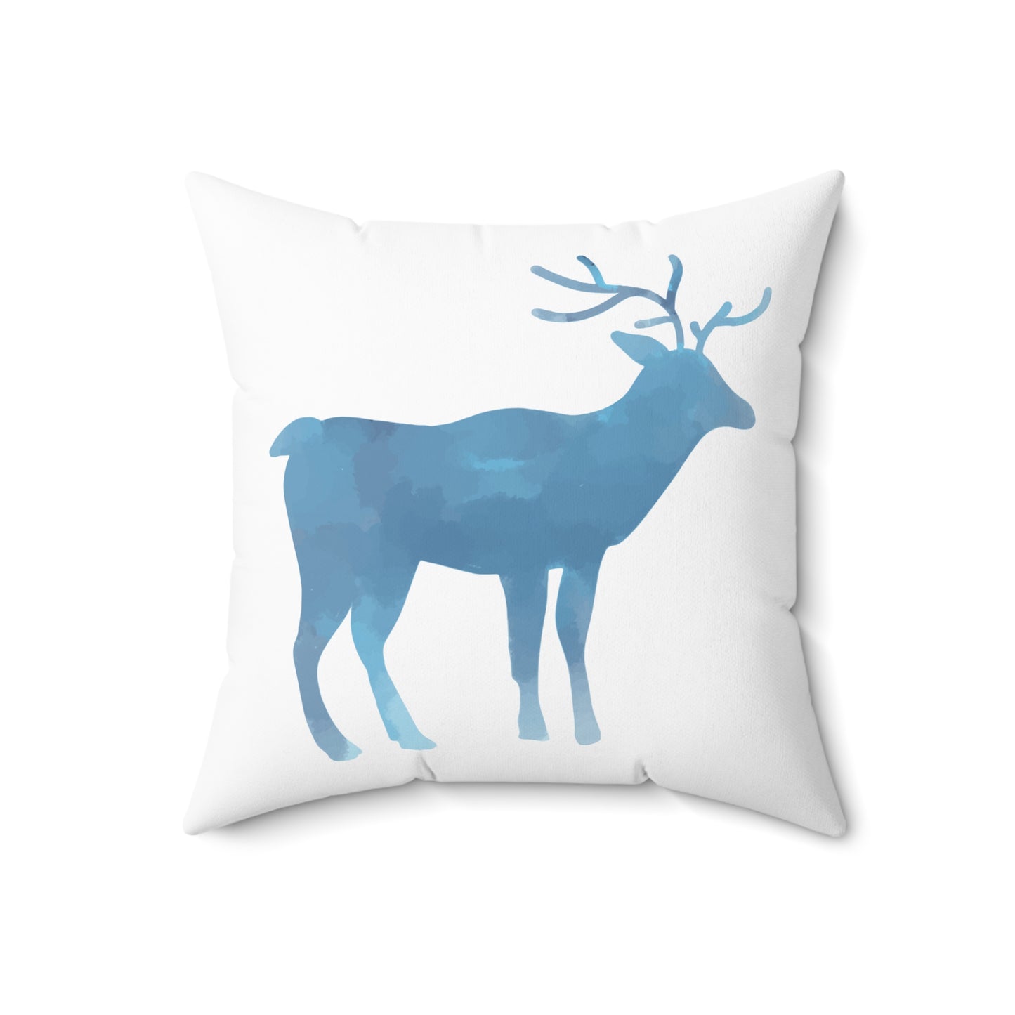 Reindeer Snowflakes Winter Spun Polyester Square Pillow - Varnish & Vibe