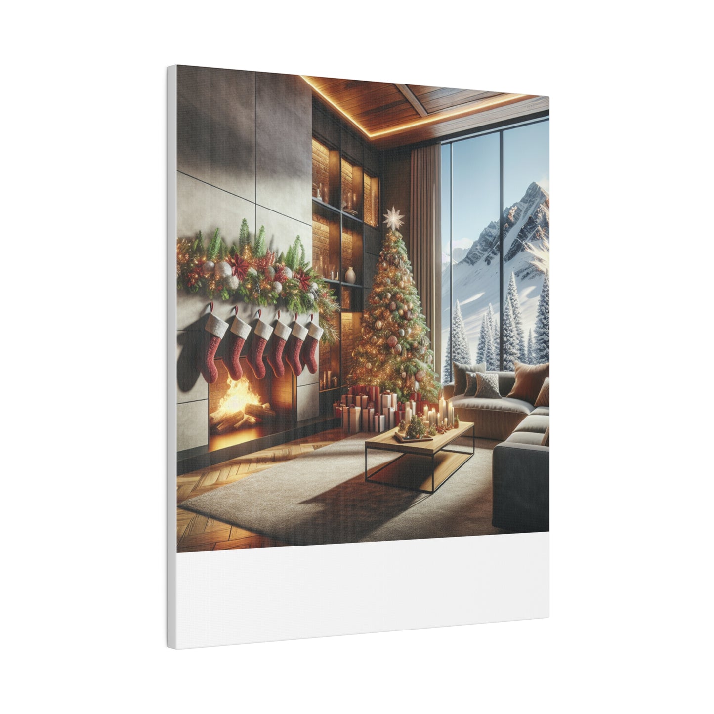 Christmas Matte Canvas, Stretched, 0.75"