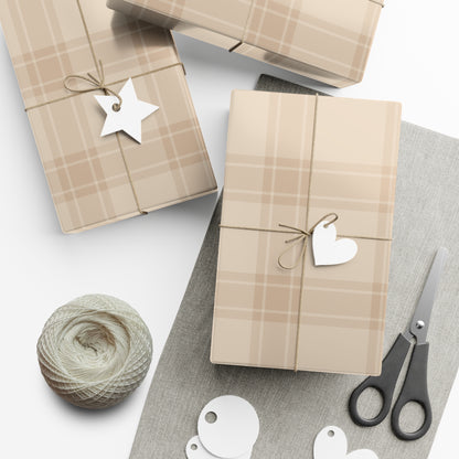Classic Plaid Fall Eco-Friendly Gift Wrap Paper