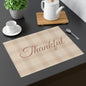 Thanksgiving Thankful Script Table Mat