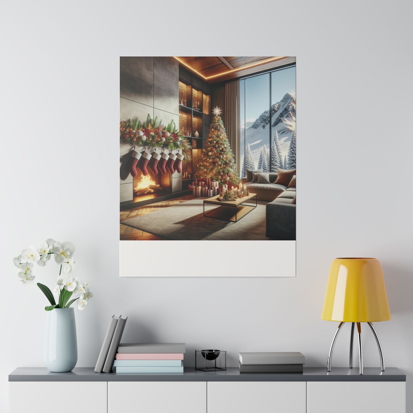 Christmas Matte Canvas, Stretched, 0.75"