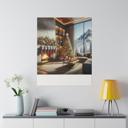 Christmas Matte Canvas, Stretched, 0.75"