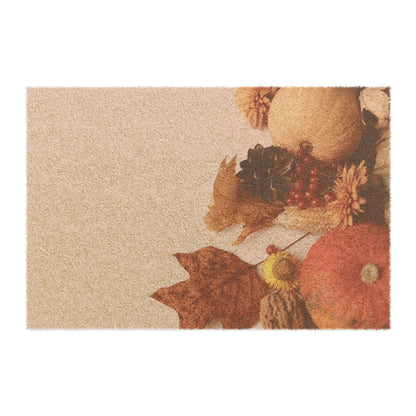 Maple and Pumpkin Fall Harvest Doormat
