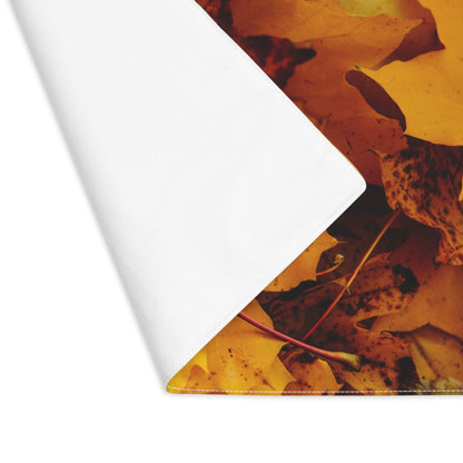 Golden Leaves Textured Fall Foliage Placemat