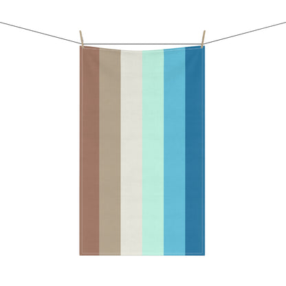 OCEAN STRIPED BREEZE COTTON TEA TOWEL