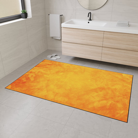 Amber Haze Abstract Fall Elegance Rug