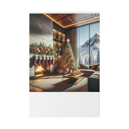 Christmas Matte Canvas, Stretched, 0.75"