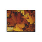 Golden Leaves Textured Fall Foliage Rug