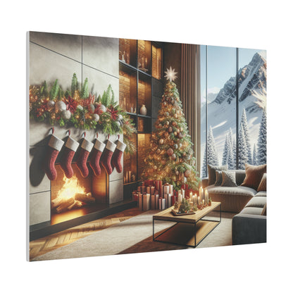 Christmas Matte Canvas, Stretched, 0.75"