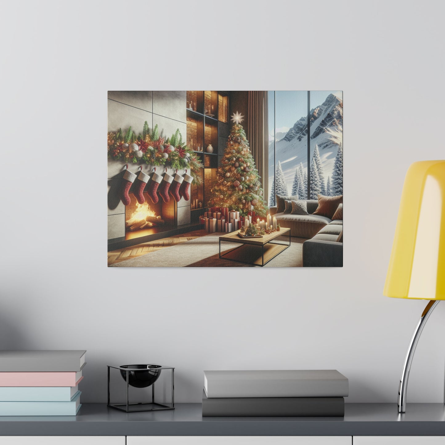 Christmas Matte Canvas, Stretched, 0.75"