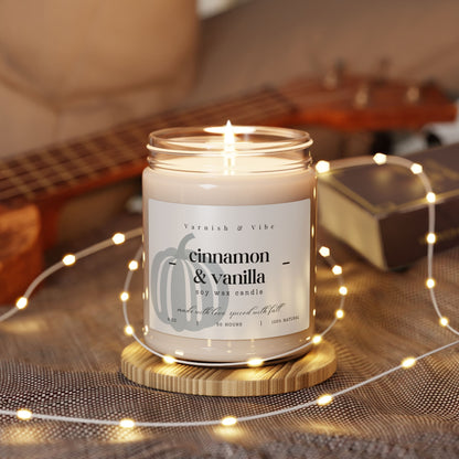 Fall Vegan Natural Soy Candle, 9oz