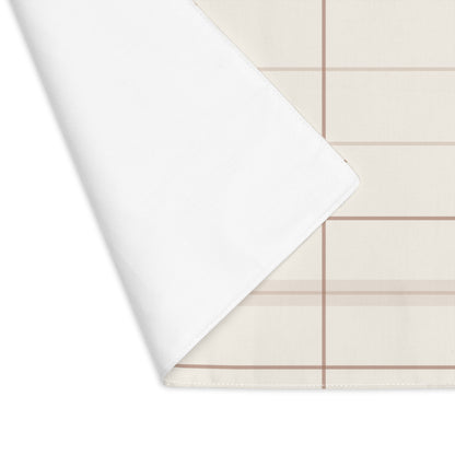 Textured Grid Minimalist Fall Placemat