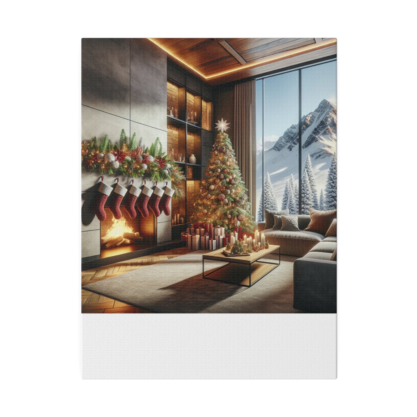 Christmas Matte Canvas, Stretched, 0.75"