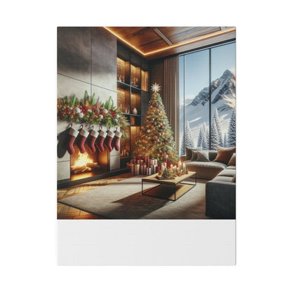 Christmas Matte Canvas, Stretched, 0.75"